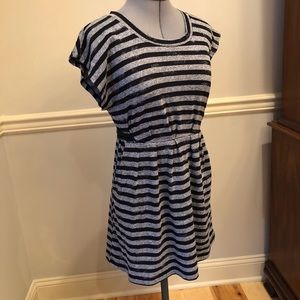 Grey & Black striped tunic